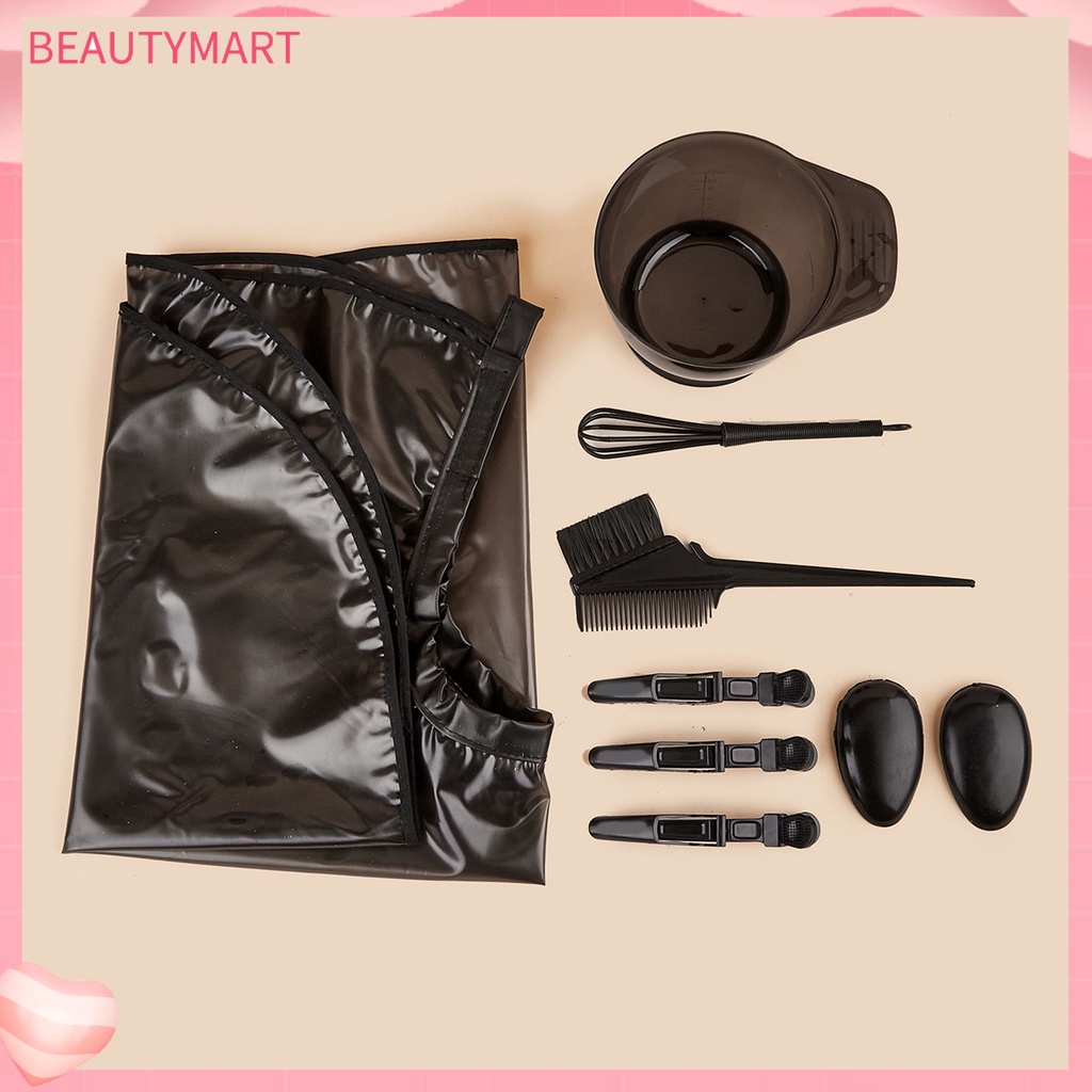 1 Bộ Dụng Cụ Nhuộm Tóc Bằng Silicone Chống Thấm Nước Kèm Nón Tai Tiện Lợi