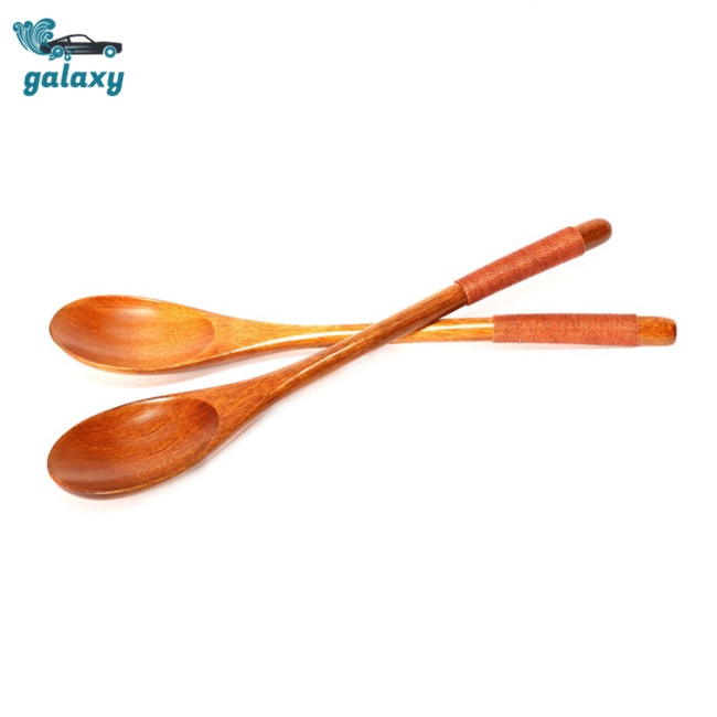 Galaxy Bộ Muỗng Nĩa Đũa Bằng Gỗ Kèm Túi Vải Tái Sử Dụng Được