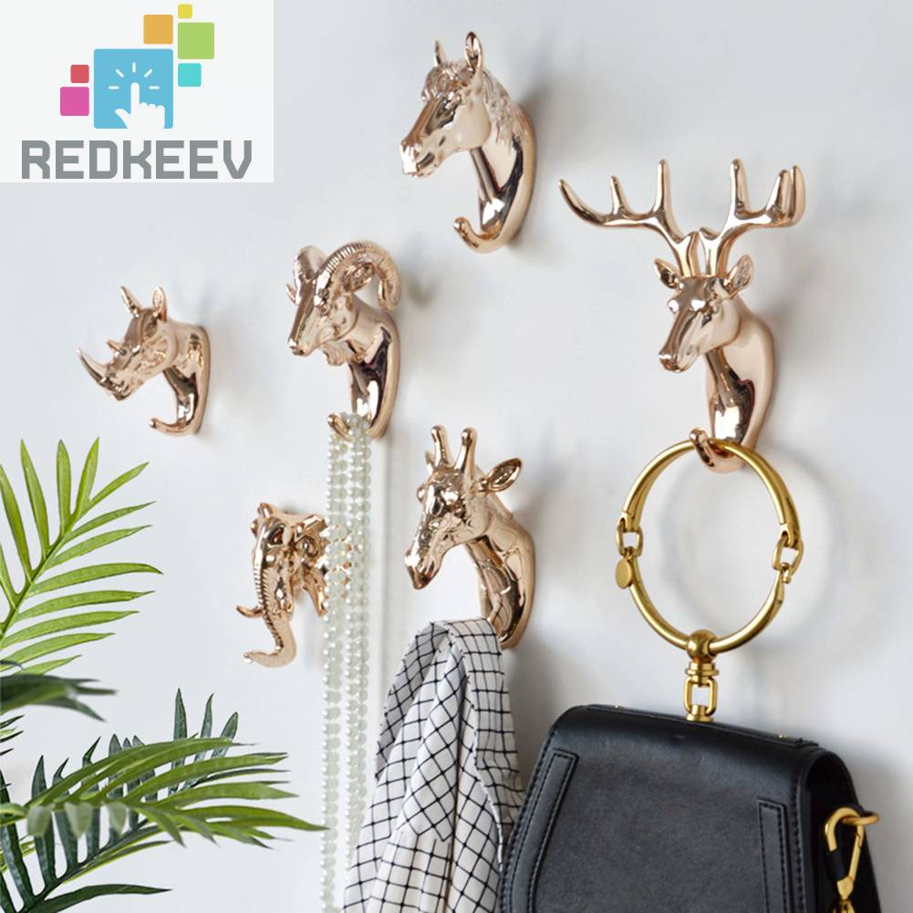 Móc Treo Đồ Hình Động Vật Gắn Cửa Tiện Lợi