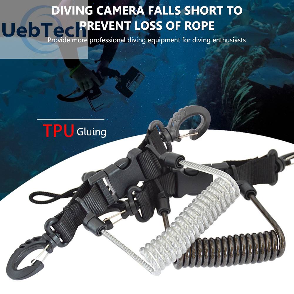 Dây Lò Xo TPU Chống Thất Lạc Cho Máy Ảnh Thể Thao