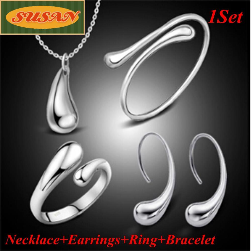 SUSANS Bộ Trang SứC HợP Kim ĐíNh Đá Sang TrọNg