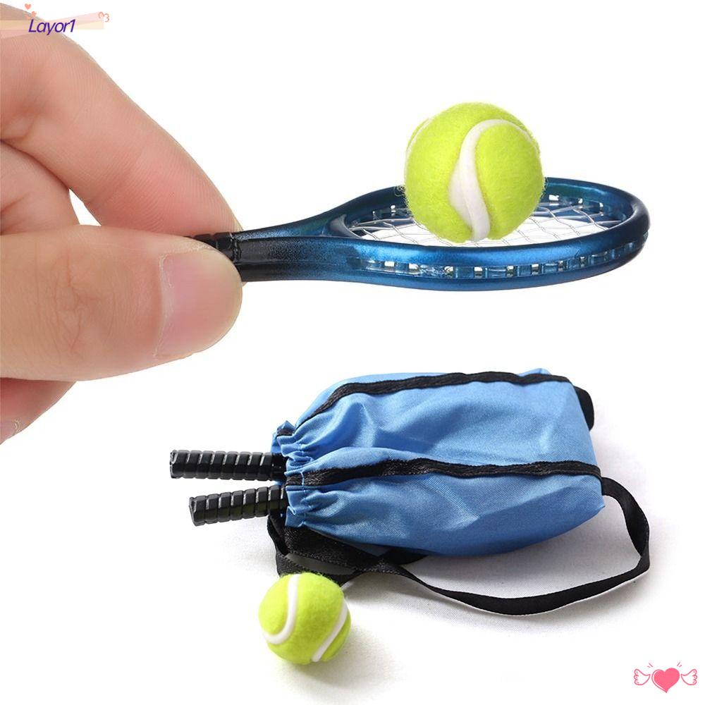 LAYOR1 Set 4 Đồ Chơi Mô Hình Vợt Tennis Cho Bé