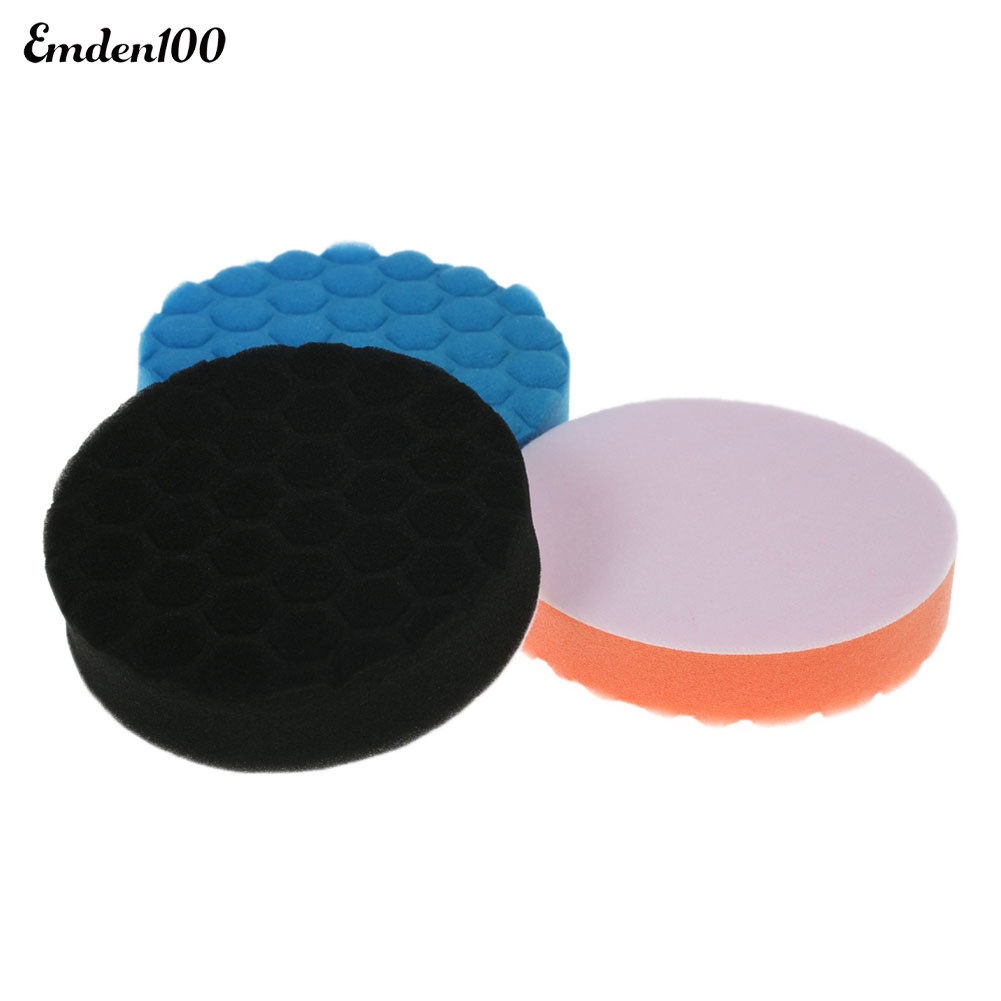 Bộ 3 Miếng Xốp Đánh Bóng Xe Hơi 5 Inch 125mm