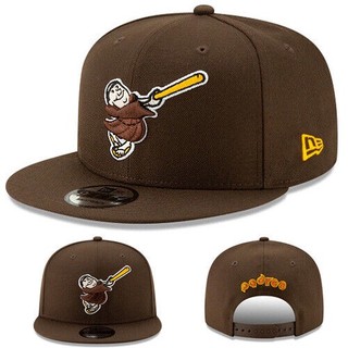 Mỹ bóng chày chuyên nghiệp san diego padres mũ lưỡi vịt xu hướng che nắng cặp đôi hàn quốc đẹp trai mũ bóng chày mũ phẳng vành