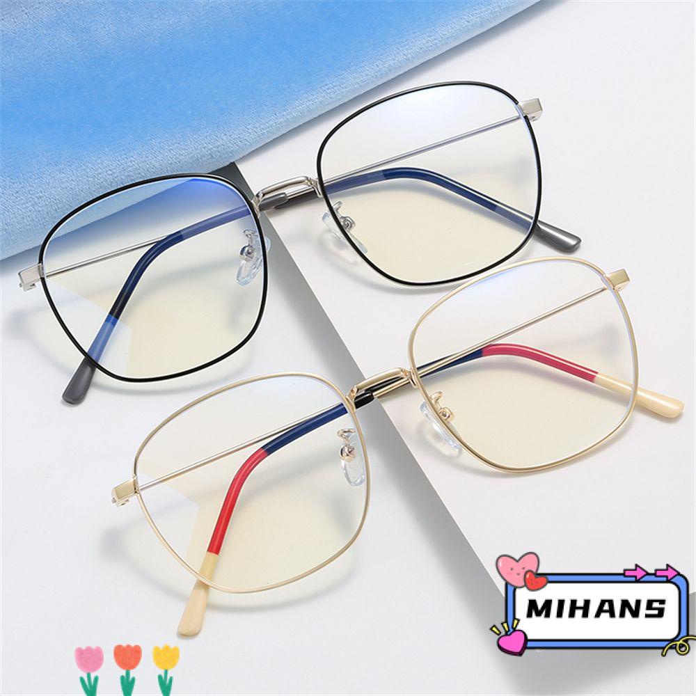 MIH Mắt Kính Gọng Kim Loại Phong Cách Vintage Thời Trang Cho Nữ