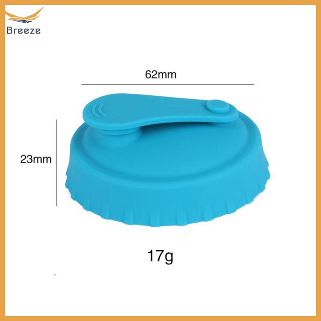 Bộ 6 Nắp Đậy Bát Đĩa Bằng Silicone An Toàn Chống Rò Rỉ Có Thể Tái Sử Dụng