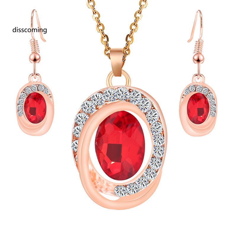 Áo Thun In Hình SL SL SL Thời Trang Năng Động| Bộ Vòng cổ + Bông Tai Hình oval Đính Đá Pha Lê Toàn Diện