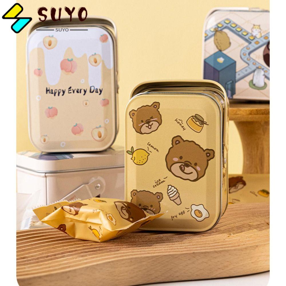 SUYO Lọ Đựng Nến Mini Bằng Thiếc Nhôm 5 Kiểu Tùy Chọn