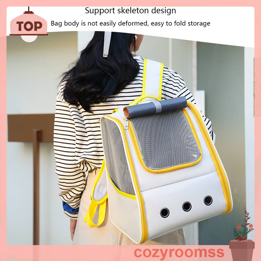 Ba Lô Địu Thú Cưng Thoáng Khí Có Dây Điều Chỉnh Được