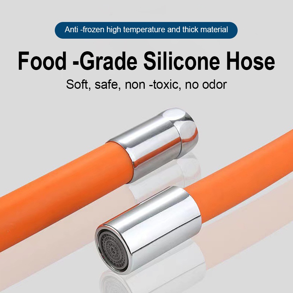 360° Đầu Nối Dài Vòi Nước Mở Rộng Chống Văng Thông Dụng Cho Nhà Tắm