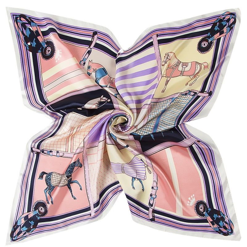 Khăn Quàng Cổ Lụa Hình Vuông Lớn Mẫu Mới Dành Cho Nữ