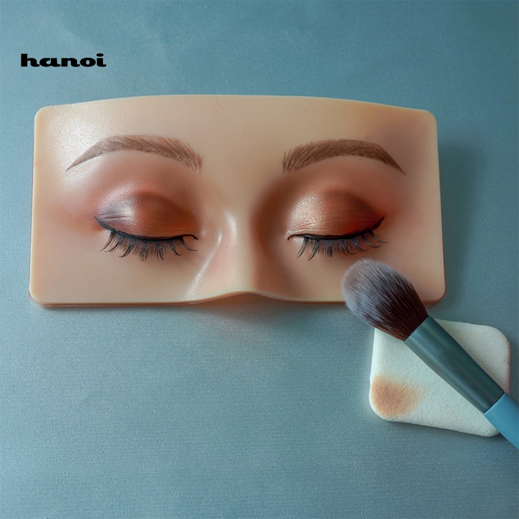 Đệm Ma Nơ Canh 3D Bằng Silicon Mềm Dùng Thực Hành Luyện Tập Trang Điểm Lông Mày / Lông Mi