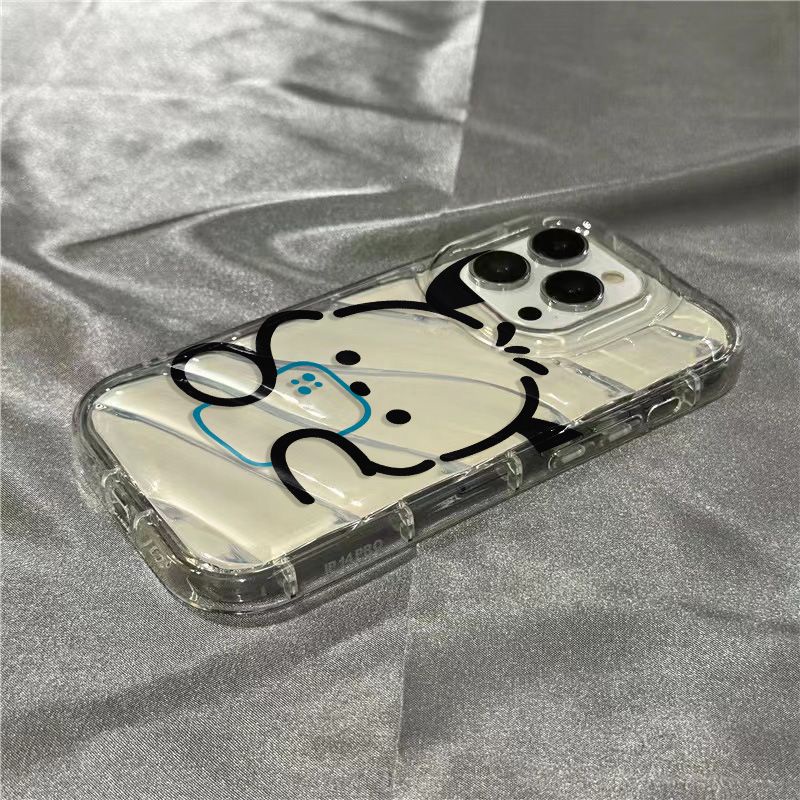 Ốp Điện Thoại Mềm Trong Suốt Họa Tiết Chú Cún Dễ Thương Cho Apple 8plus / 7 sins1312 / xriPhone14promax / Blue 11 Bbw5