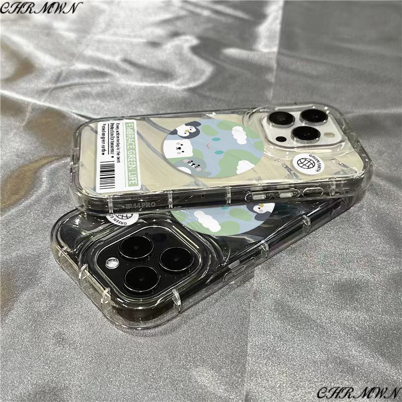 Ốp Điện Thoại Thời Trang Cho Iphone plus plus plus131278Ốp Điện Thoại Mềm Trong Suốt In Hình Động Vật / Trái Đất Dễ Thương Cho Apple Iphone 14Promax 11 Xr UKSA