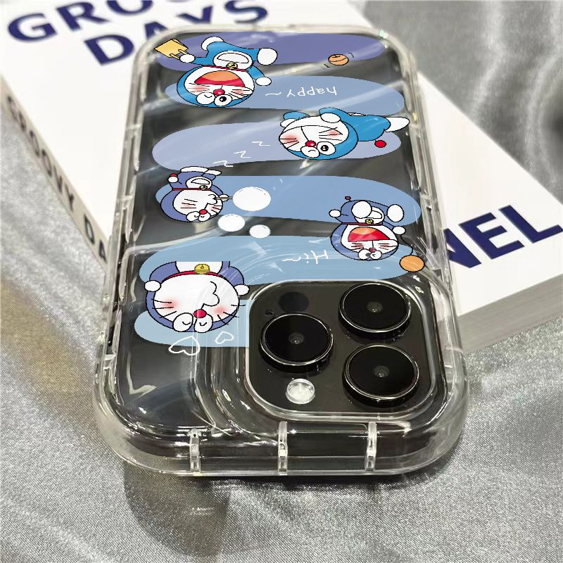 Ốp Điện Thoại Mềm Chống Sốc In Hình Mèo Tinkerbell Nhiều Màu Sắc Cho iPhone Max1 max13 11 7 14pro 12 / 8pl 4YMP