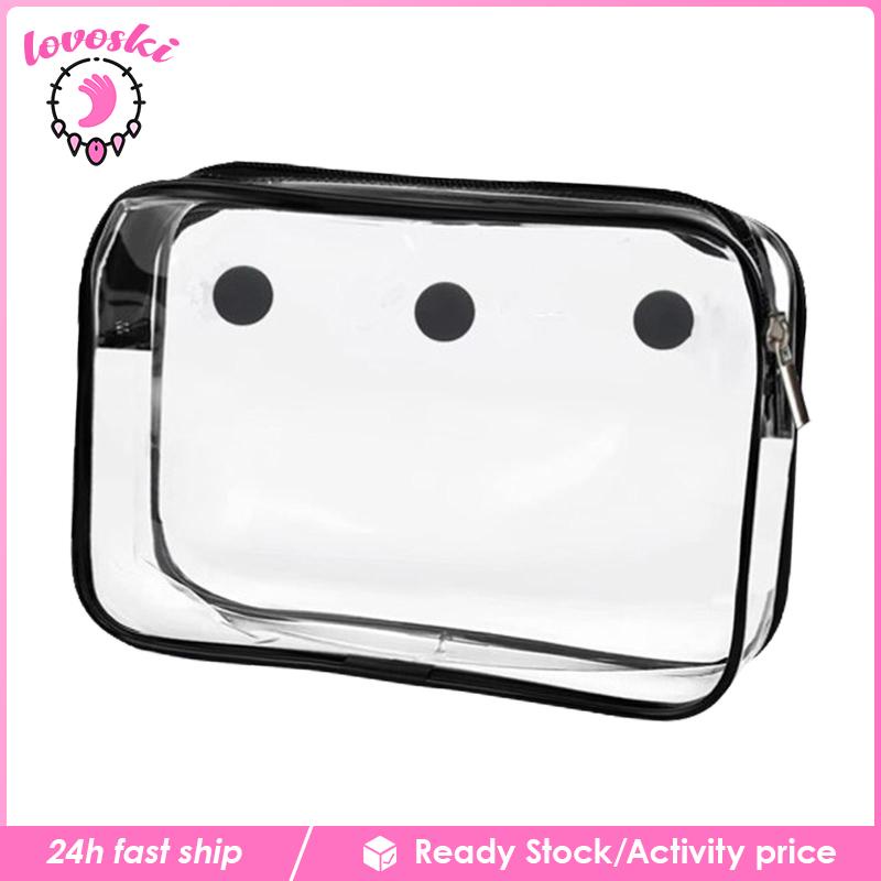 Túi Đựng Mỹ Phẩm Lovoski Màu Trong Suốt Tiện Dụng Mang Theo Du Lịch