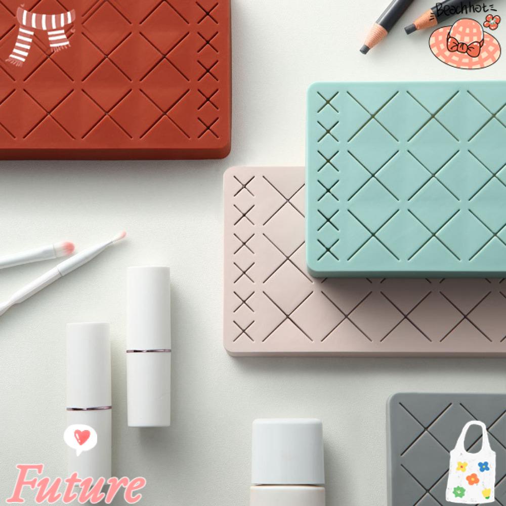 FUTURE Giá Đựng Son Môi Bằng Silicone Có Thể Tháo Rời Tiện Dụng