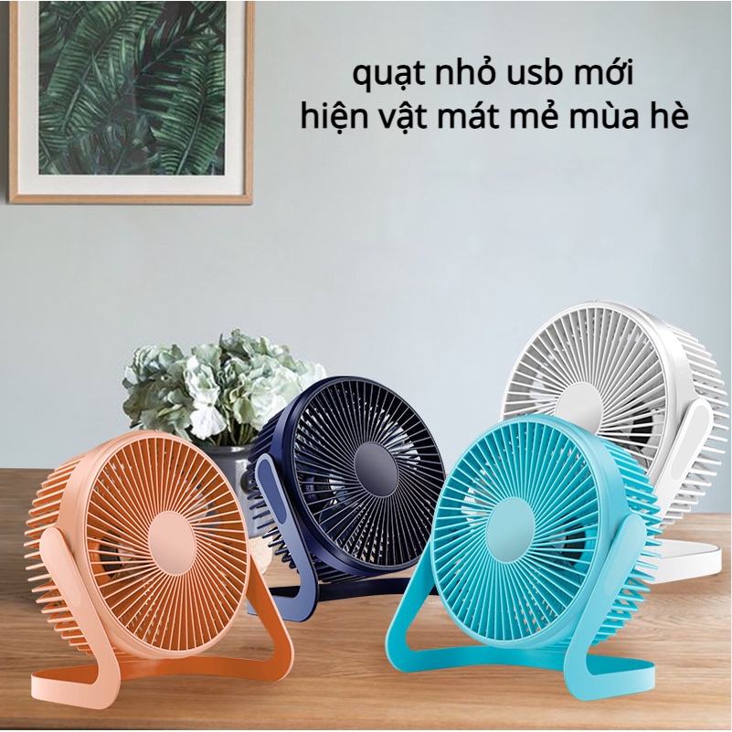 ⚡️Ready stock⚡️Quạt usb mini kích thước 5 inch giảm âm lượng, quạt bàn nhỏ, quạt bàn văn phòng