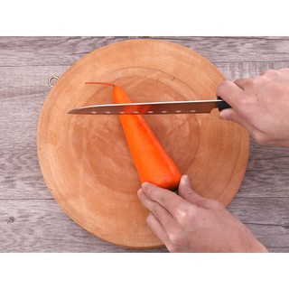 Thớt Gỗ Tròn Cao Cấp 21x21x30cm
