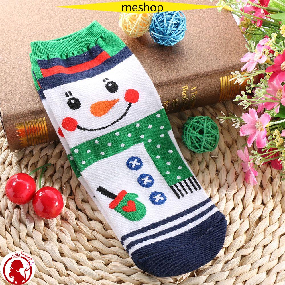 ME Set 10 Đôi Tất Cotton Hoạ Tiết Giáng Sinh Dễ Thương
