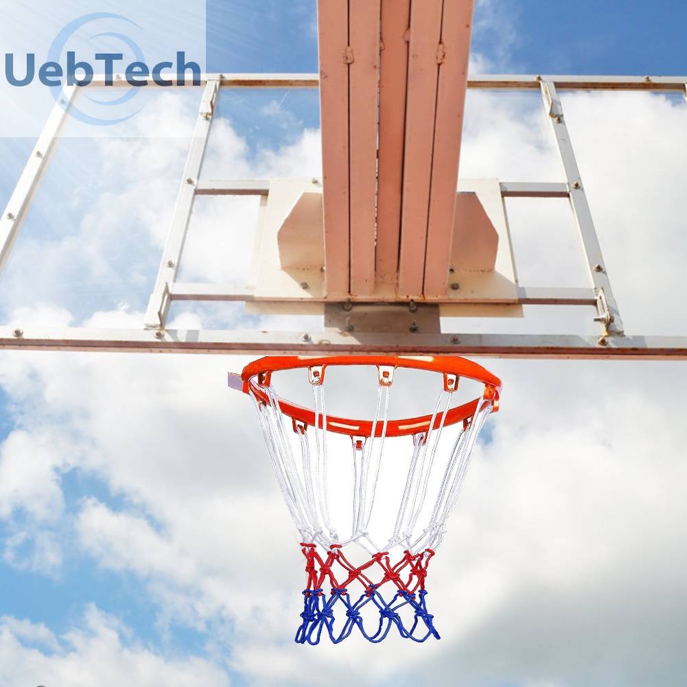 Set 2 Vòng Lưới Chơi Bóng Rổ Ba Màu Chống Thấm Nước Tiêu Chuẩn Dành Cho Các Hoạt Động Thể Thao Ngoài Trời