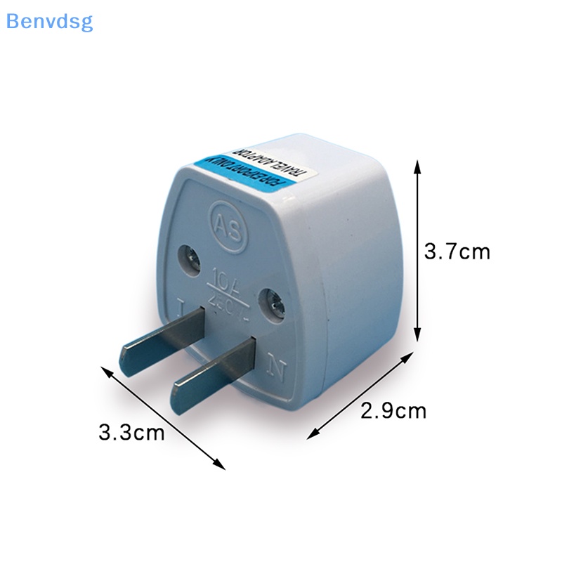 1 Phích Cắm Chuyển Đổi 250V 10A EU UK AU Sang US USA AC Tiện Dụng Khi Đi Du Lịch