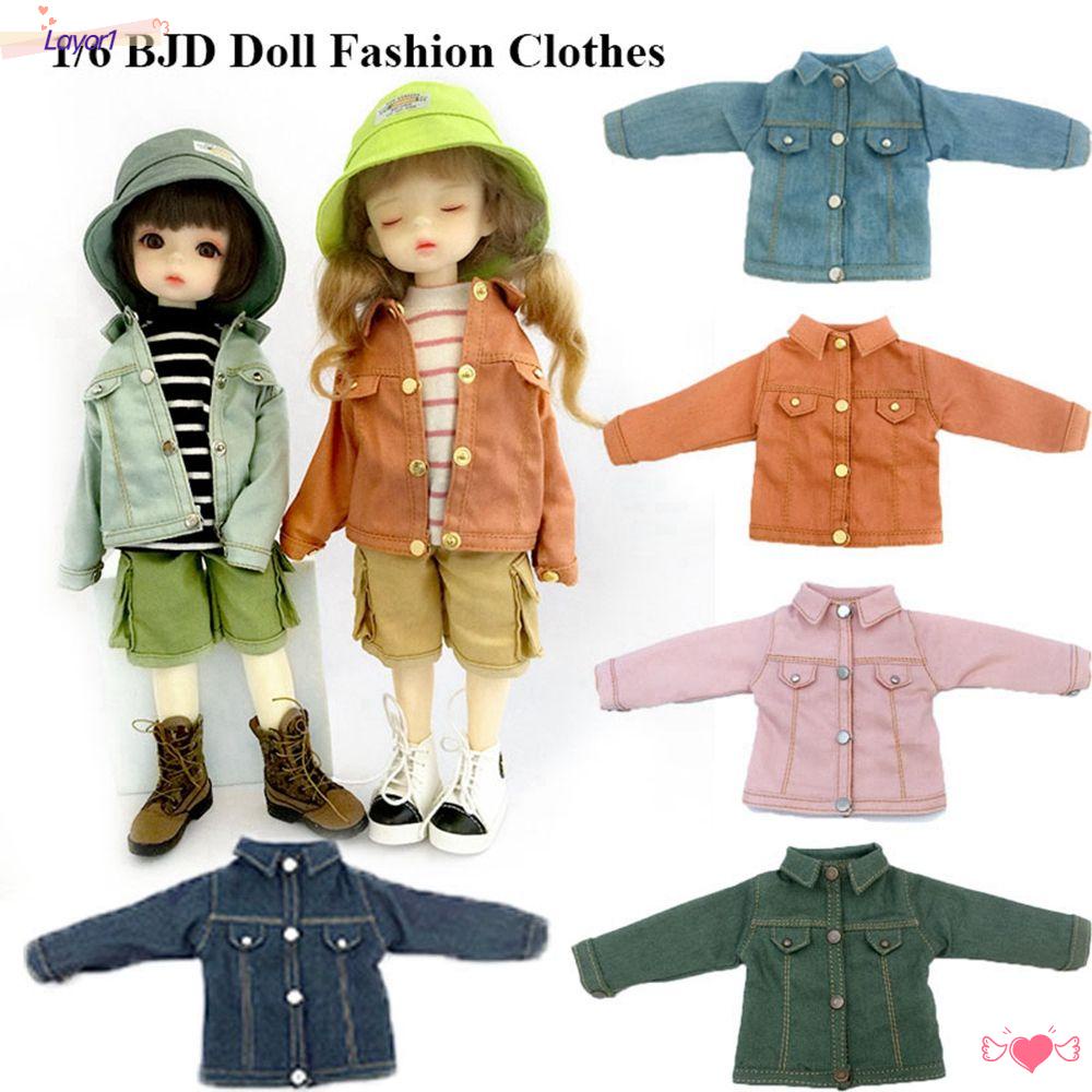 LAYOR1 Áo Khoác Tay Dài Thời Trang Cho Búp Bê 30cm Tỉ Lệ 1 / 6