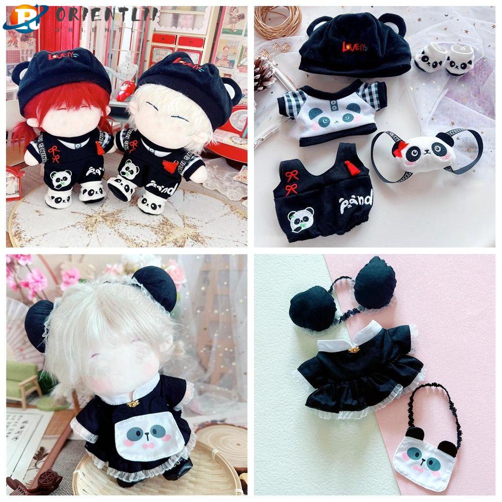 ORIENTLII 1 Bộ Quần Áo Cho Búp Bê 20CM Phong Cách Trung Hoa