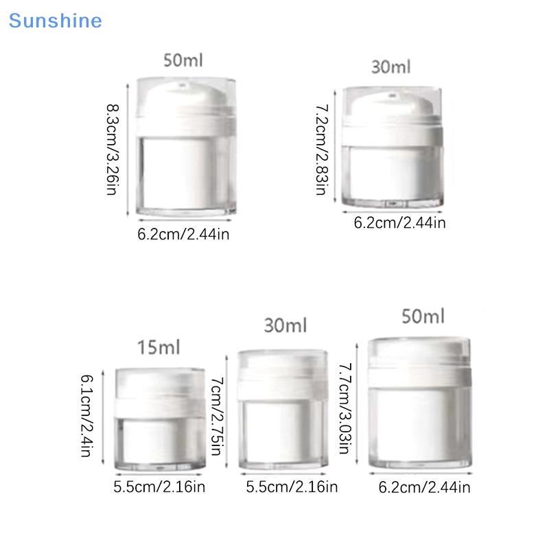 1 Lọ Rỗng Đựng Mỹ Phẩm Dạng Bơm Không Khí Bằng Acrylic