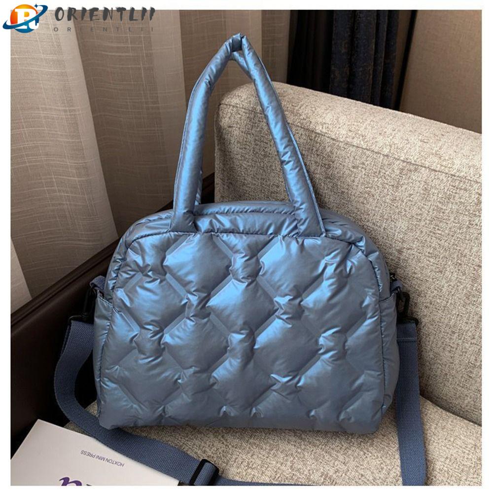 ORIENTLII Túi Xách Đeo Vai Chất Liệu Cotton Mềm Mại Hợp Thời Trang