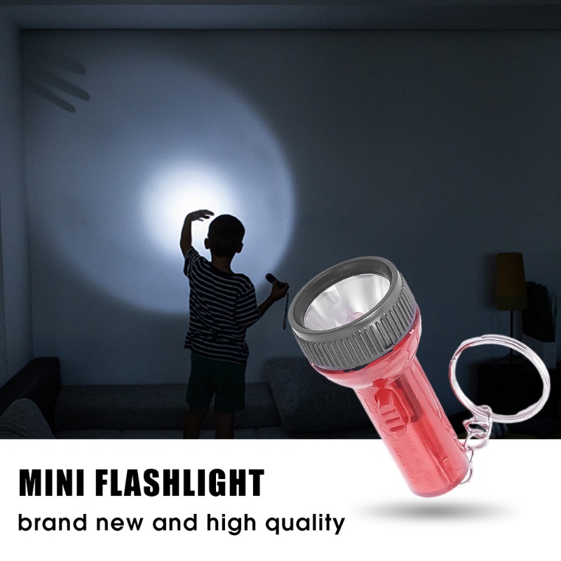 Móc Khóa Đèn Pin Led / Đèn Pin Mini Bằng Nhựa Dạ Quang Độc Đáo Tiện Dụng Mang Theo Cắm Trại / Tiệc Tùng