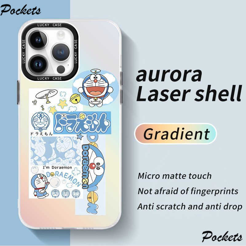 Ốp Điện Thoại Màu Laser Xanh Dương Độc Đáo Thời Trang Cho Iphonexr12678Plus 1314 promax HG3O