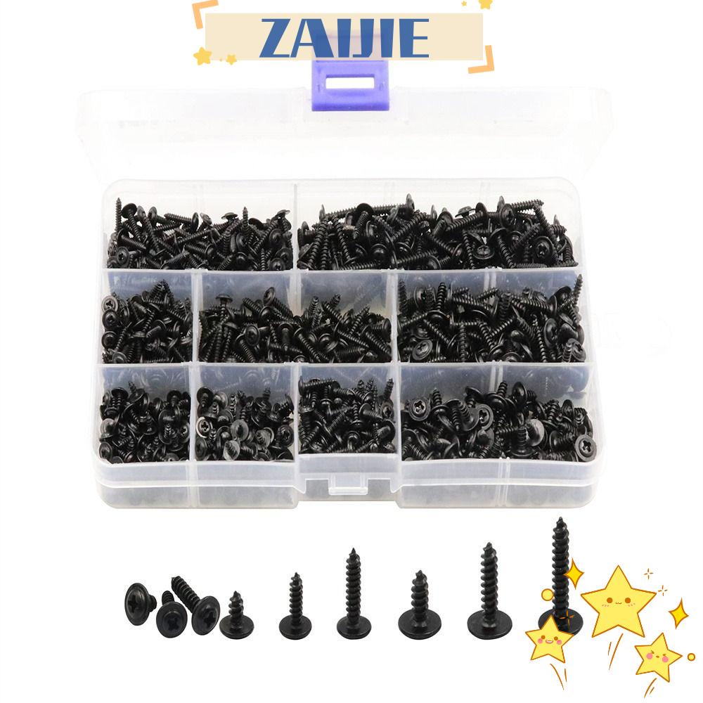 Set 24 900 Ốc Vít Tự Dính M2.3 M2.6 M3 9 Kích Cỡ Bằng Thép Tiện Dụng