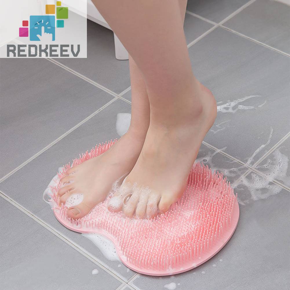 Bàn Chải Mát Xa Tẩy Tế Bào Chết Lưng Cơ Thể Gấp Gọn Tiện Dụng Cho Phòng Tắm