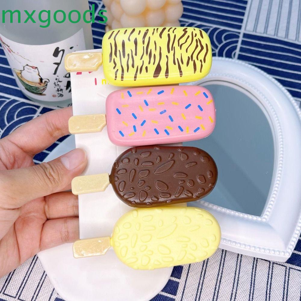 MXGOODS Kẹp Tóc Hình Que Kem Dễ Thương Cho Nữ
