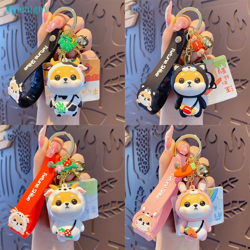 [TinchighV] Móc Khóa / Túi Xách / Ô Tô Dệt Kim Hình Động Vật Nữ Tính Thích Hợp Làm Quà Tặng Ch [Mới