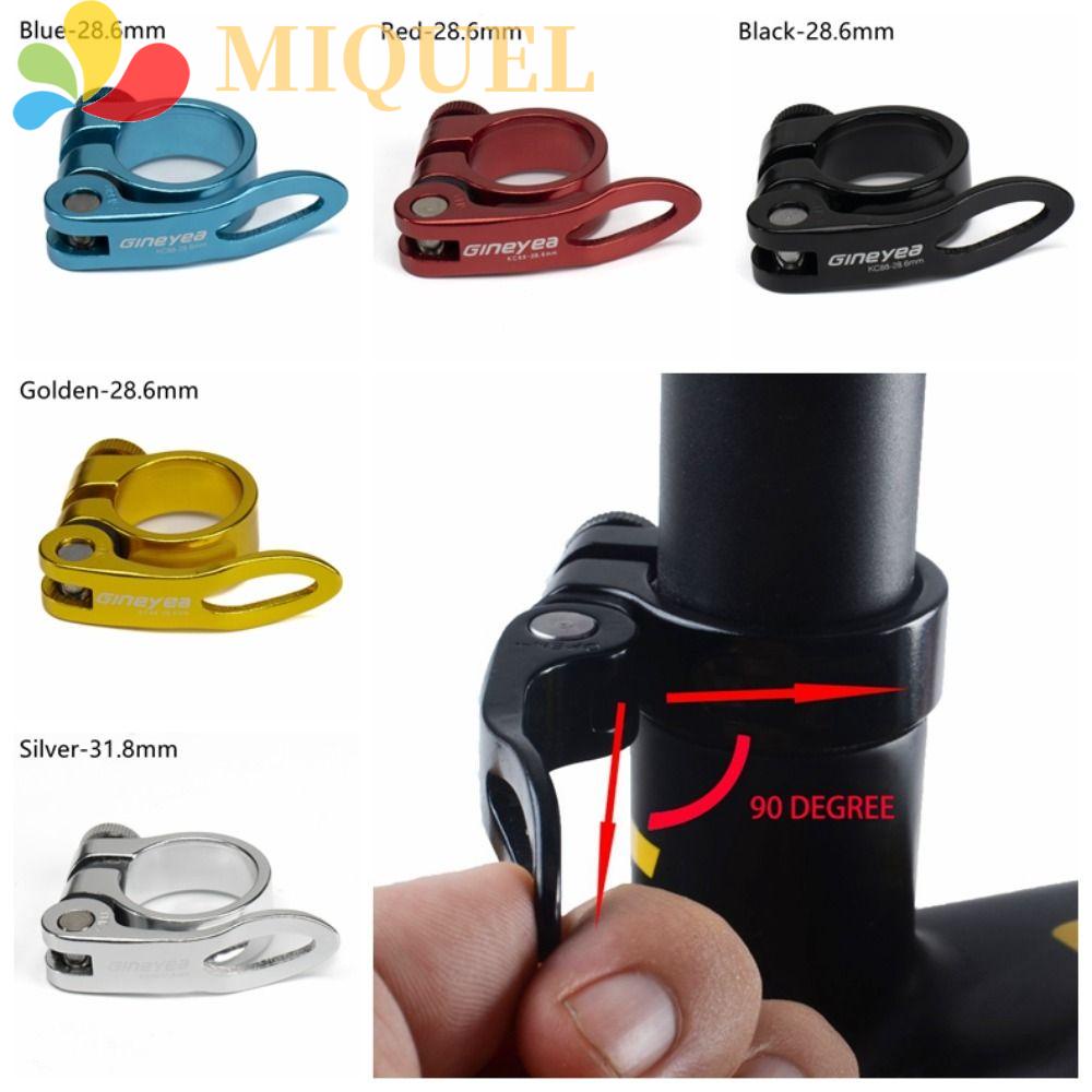 MIQUEL Kẹp Cố Định Yên Xe Đạp Leo Núi Bằng Hợp Kim Nhôm 28.6mm 31.8mm 34.9mm Siêu Nhẹ Tháo Gỡ Nhanh Tiện Dụng