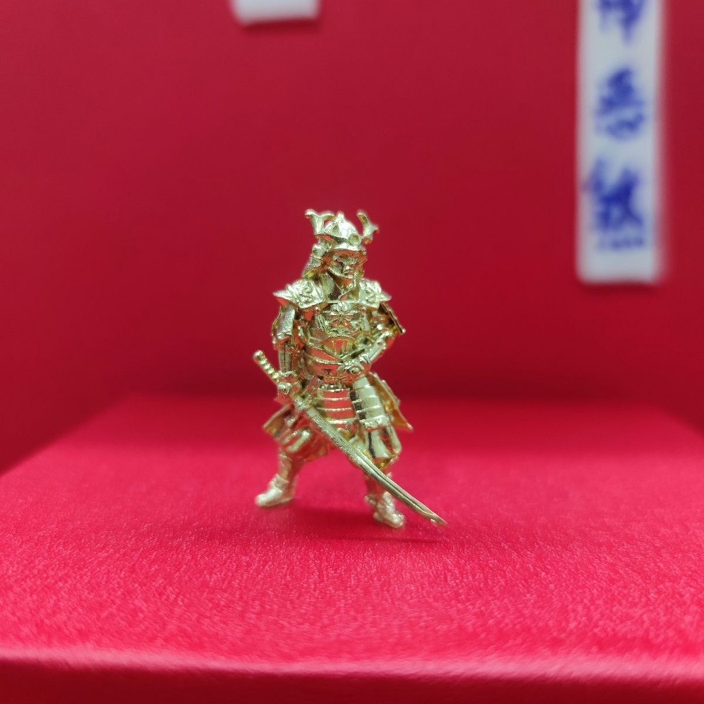 Mô Hình Dao Cạo Samurai Ronin Bằng Đồng Nguyên Chất Thủ Công Để Bàn Trang Trí