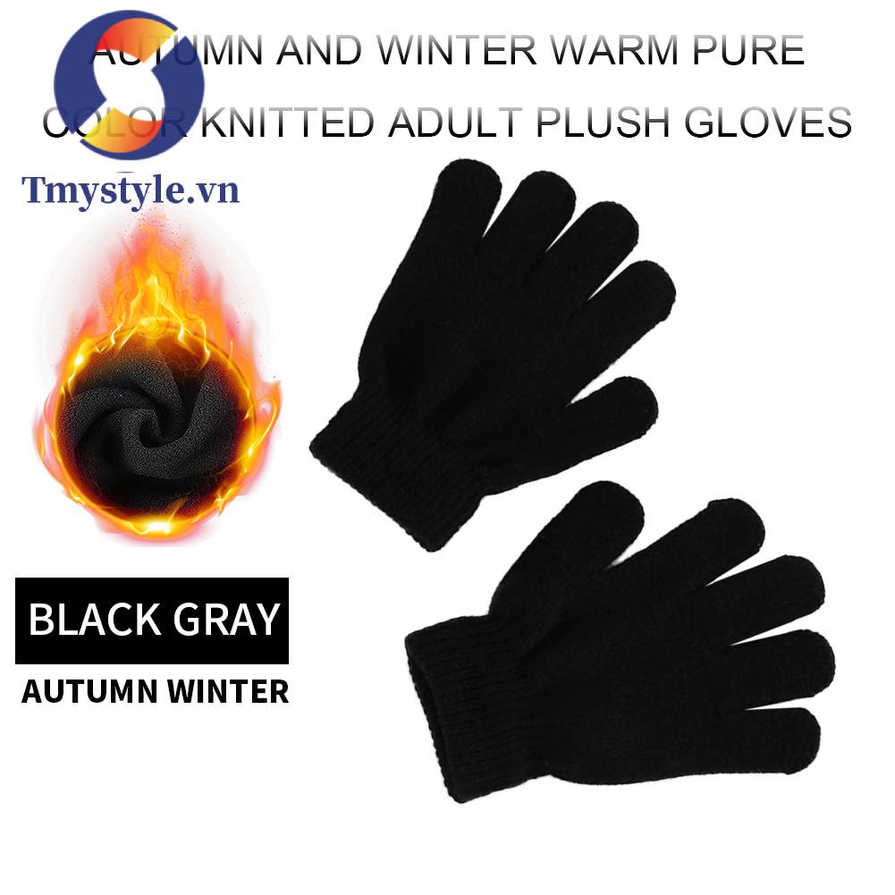 Găng Tay Dệt Kim Toàn Bộ Ngón Tay Cho Nam Và Nữ