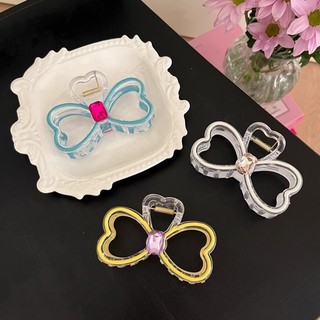 Kẹp Tóc Hình Nơ Đính Đá Thời Trang Cho Nữ
