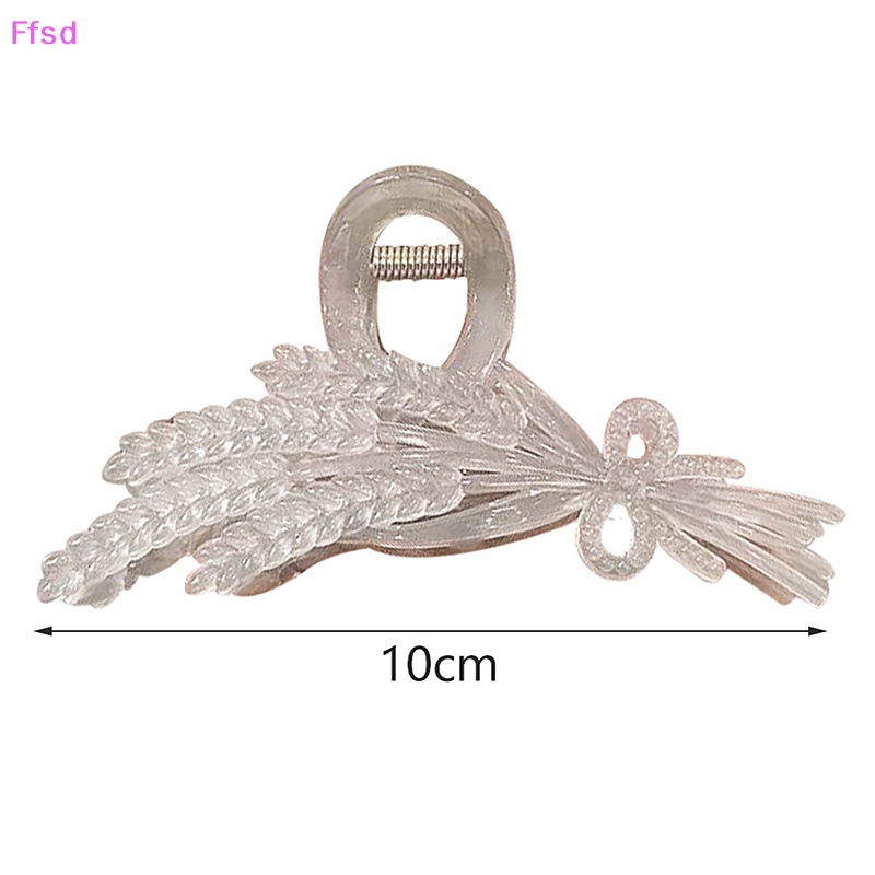 {Ffsd} Kẹp Tóc Dạng Móng Vuốt Lớn Bằng Acrylic Kiểu Dáng Đơn Giản Cá Mập Cho Nữ * Hàng Bán Chạy