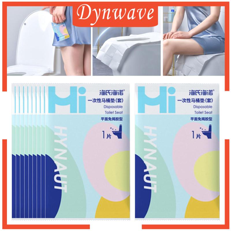 Set 10 Vỏ Bọc Bệ Ngồi Toilet Dùng Một Lần Cho Nhà Tắm / Văn Phòng /