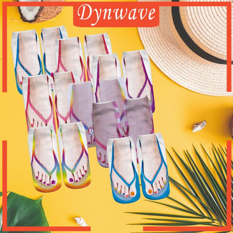 Vớ Xỏ Ngón In Họa Tiết Vui Nhộn Thời Trang Dùng Tập Yoga / Giáng Sinh