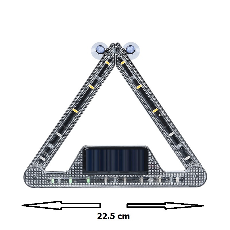 Đèn cảnh báo tam giác năng lượng mặt trời