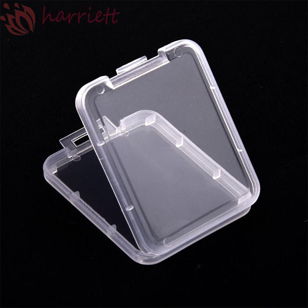 HARRIETT Set 10 Hộp Nhựa Trong Suốt Đựng Thẻ Nhớ SD SDHC MMC XD CF SD Giá Đỡ