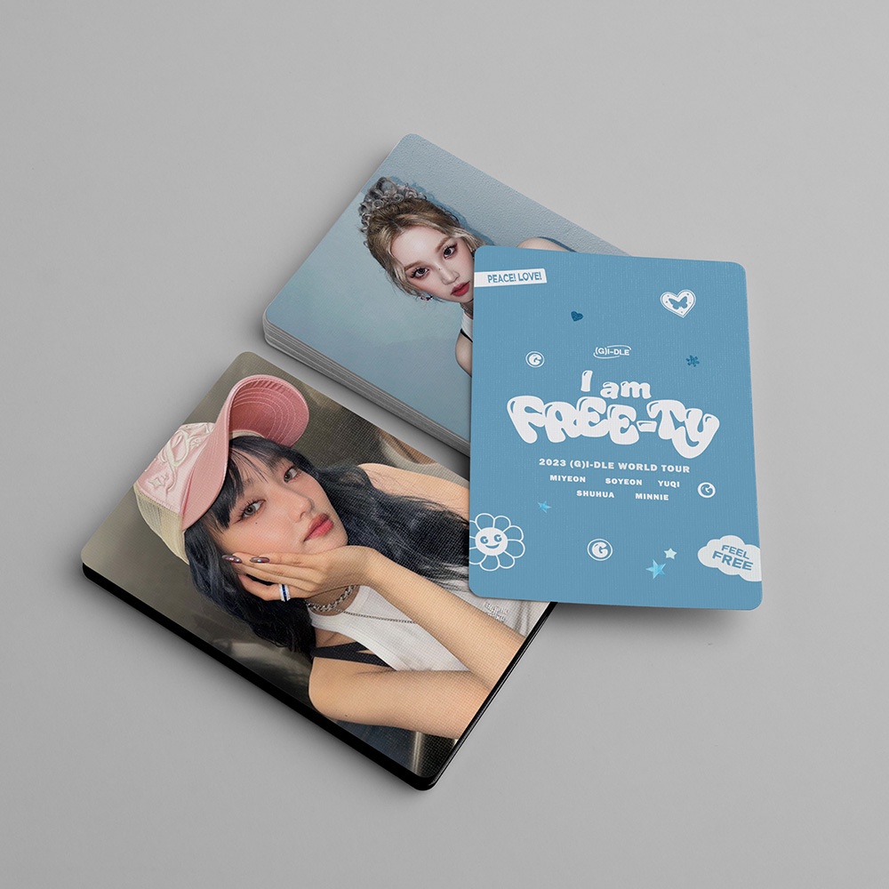 55pcs/box I-DLE I am FREE-TY Photocards Album Lomo Cards GIDLE Kpop Postcards New Arrivals