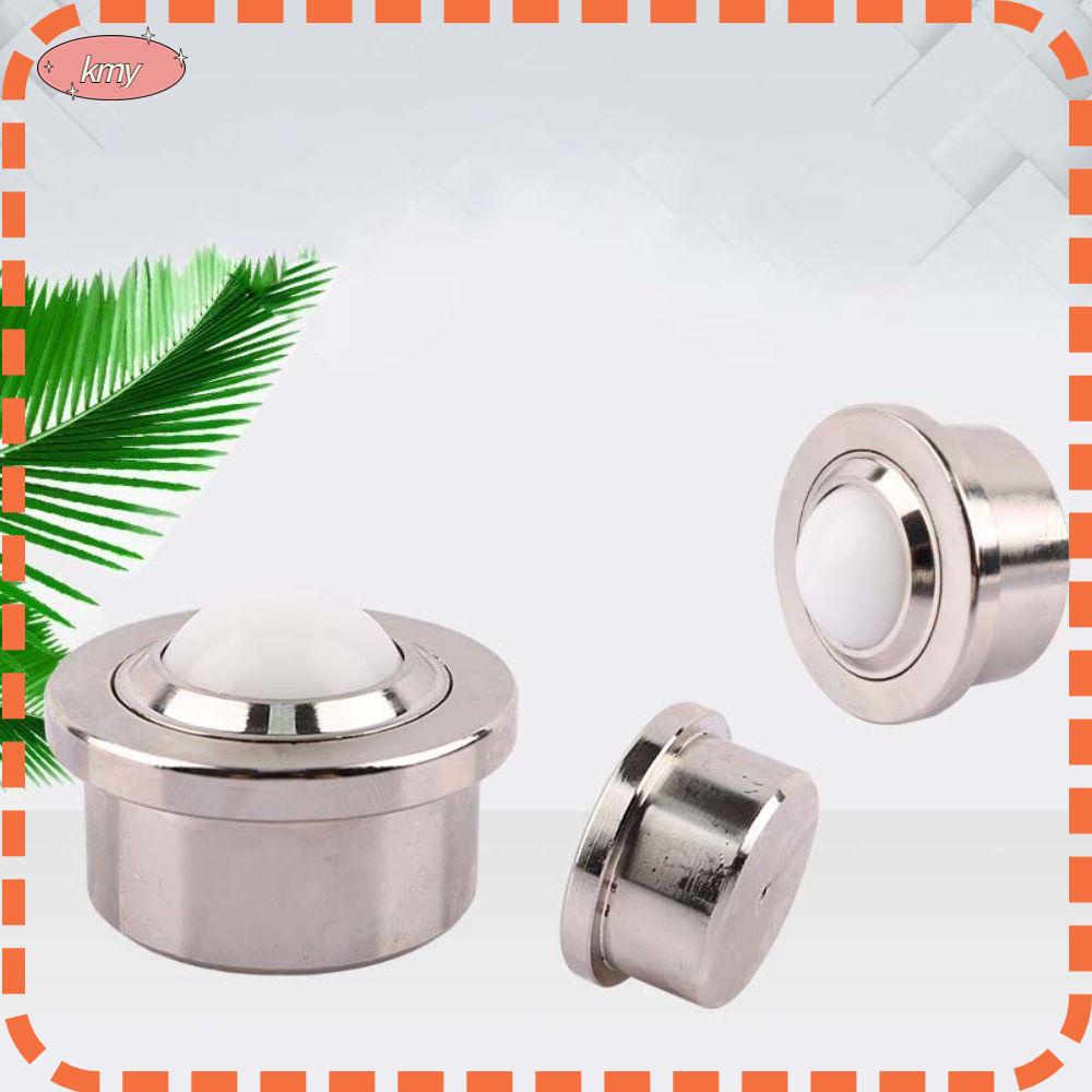 KRNY Bánh Xe Bóng Xoay Mini Bằng Thép Nylon Mắt Tròn Trang Trí Nội Thất