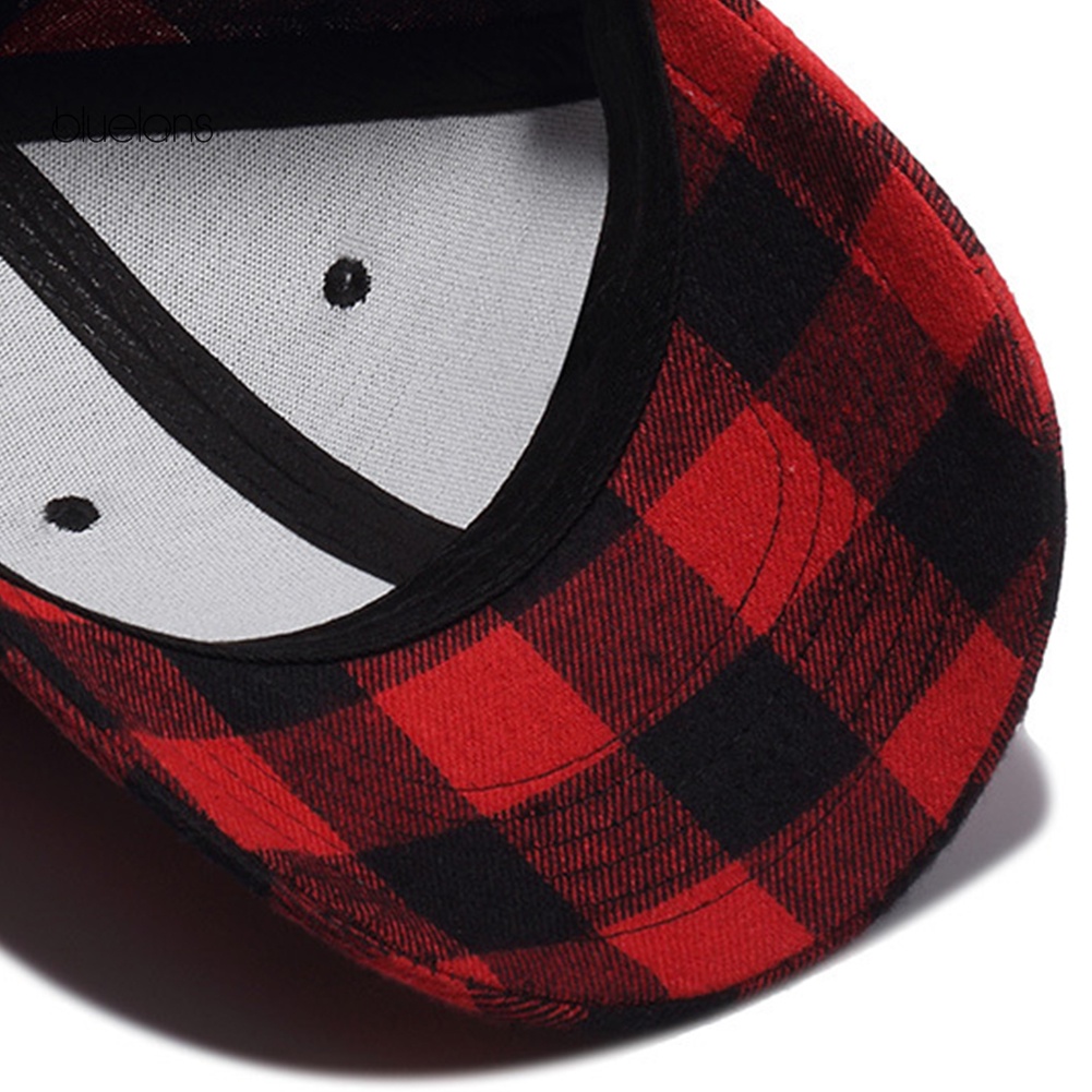 Mũ Lưỡi Trai Thể Thao Họa Tiết Sọc Caro Thời Trang Cho Nam Và Nữ