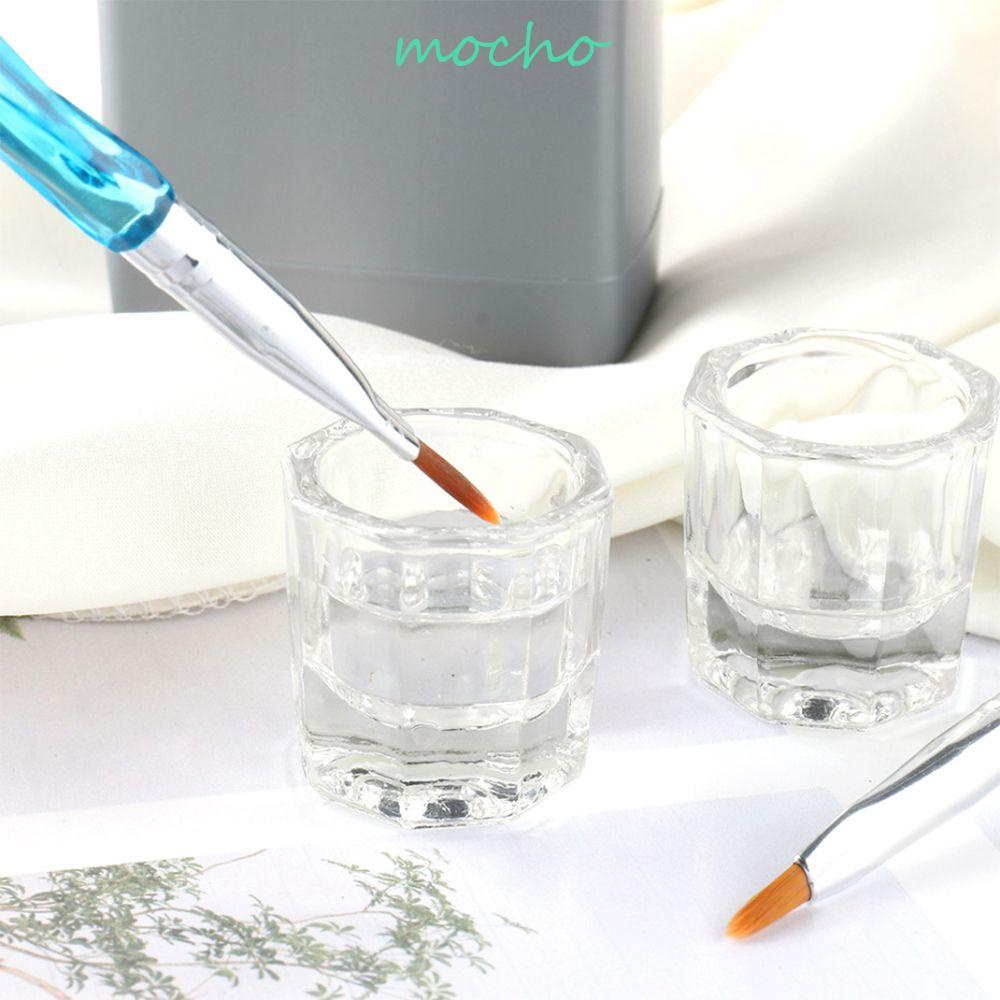 MOCHO Kính Cốc Thủy Tinh Đựng Bột Sơn Móng Tay