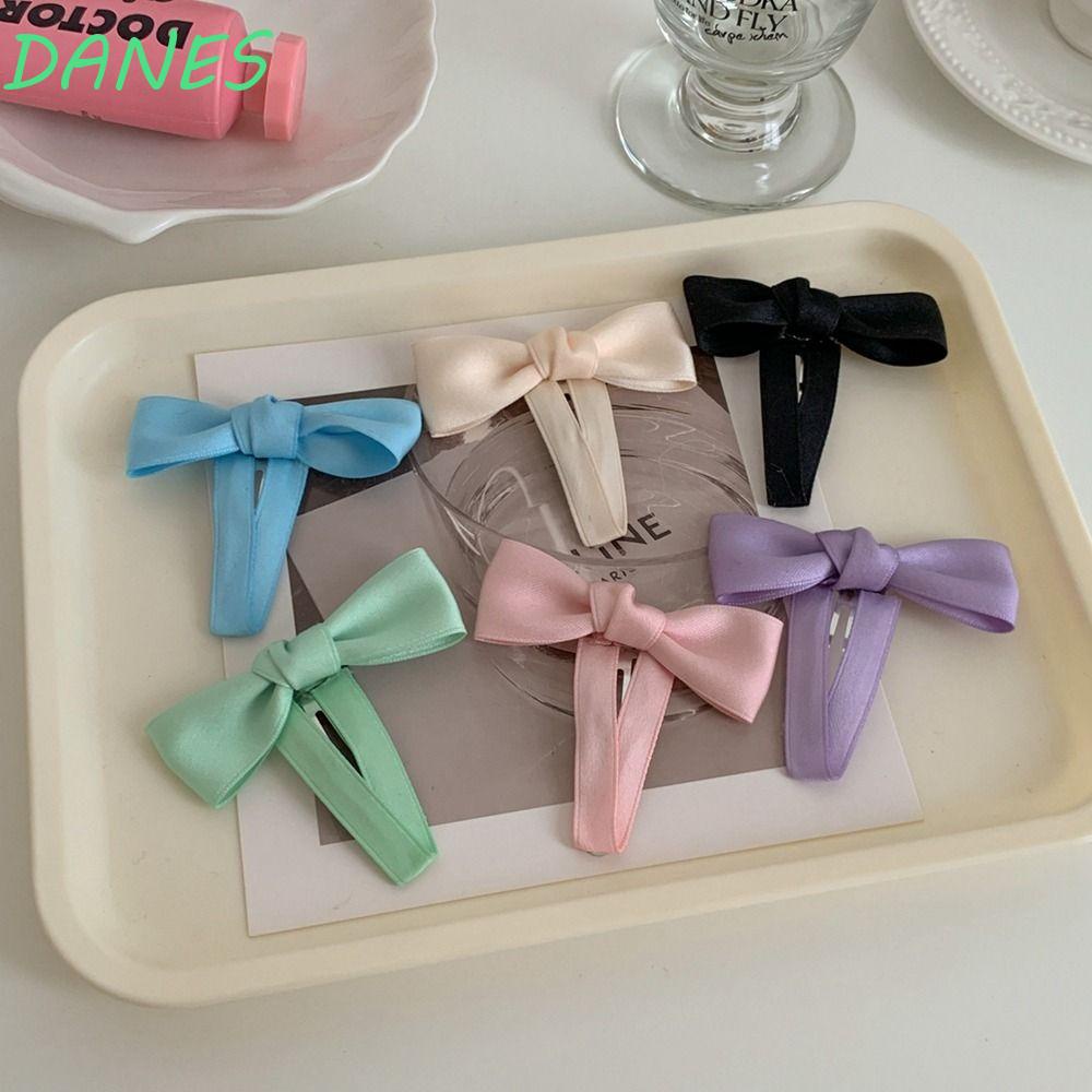 DANES Kẹp Tóc Nơ y2k Phong Cách Lolita Dễ Thương Cho Nữ